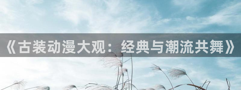 age动漫网官网入口：《古装动漫大观：经典与潮流共舞》